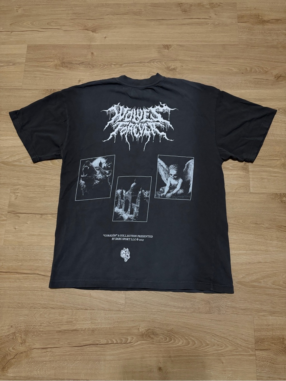 Darc Sport Black Short-Sleeve Graphic Band Tee